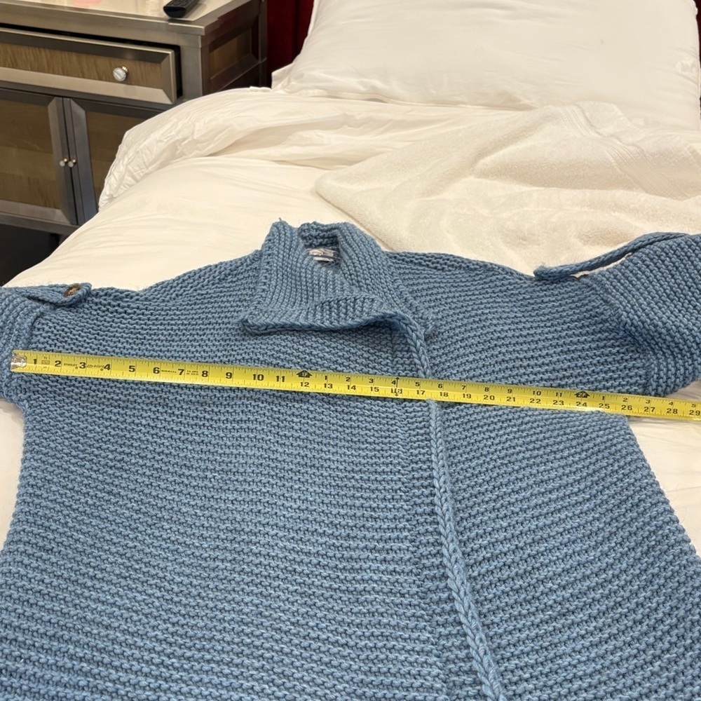 Noeline Blue Women's Cardigan - Picture 4 of 9